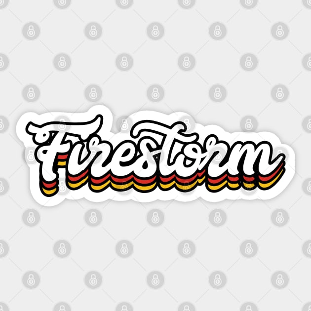 Firestorm - ACU Sticker by Josh Wuflestad